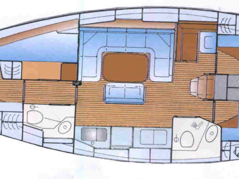 Hire a Jeanneau Sun Odyssey 42i Biograd na Moru