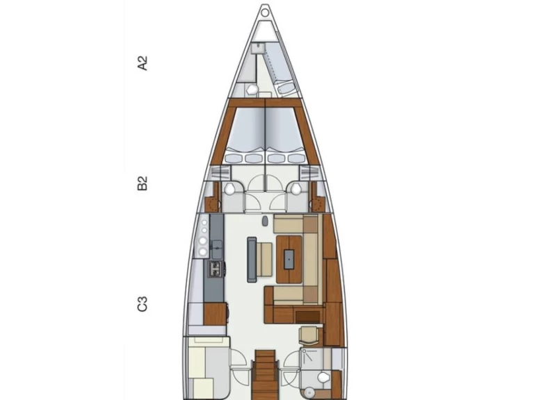 Yacht charter Gümbet - Hanse Hanse 575 on SamBoat