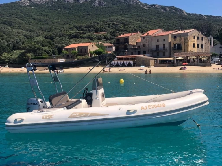 Hire RIB with or without skipper Bsc Campomoro