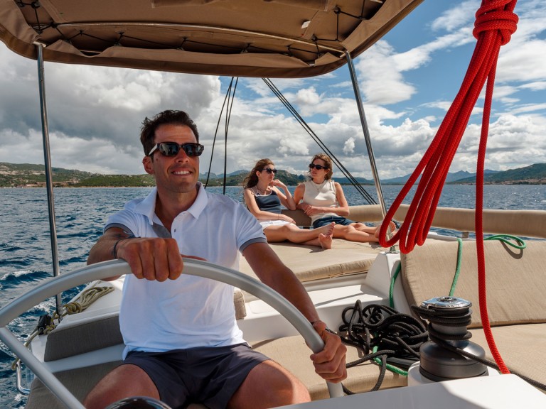 Bali Bali 4.2 charter bareboat or skippered in  Cannigione