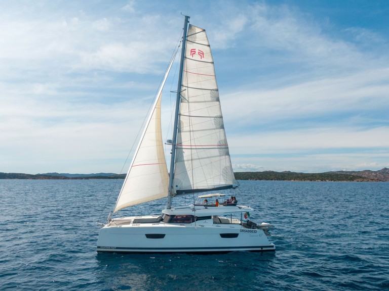 Catamaran to hire Cannigione at the best price