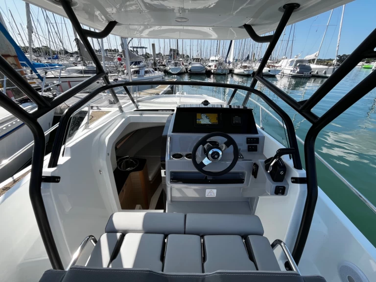 Jeanneau Cap Camarat 7.5 WA charter bareboat or skippered in  Port la Forêt
