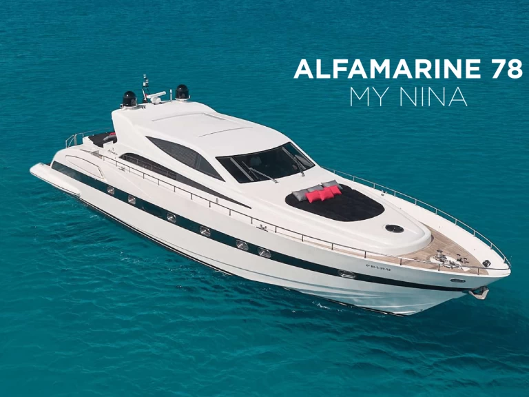 Luxury Yacht hire in Ibiza Town - Alfamarine 78