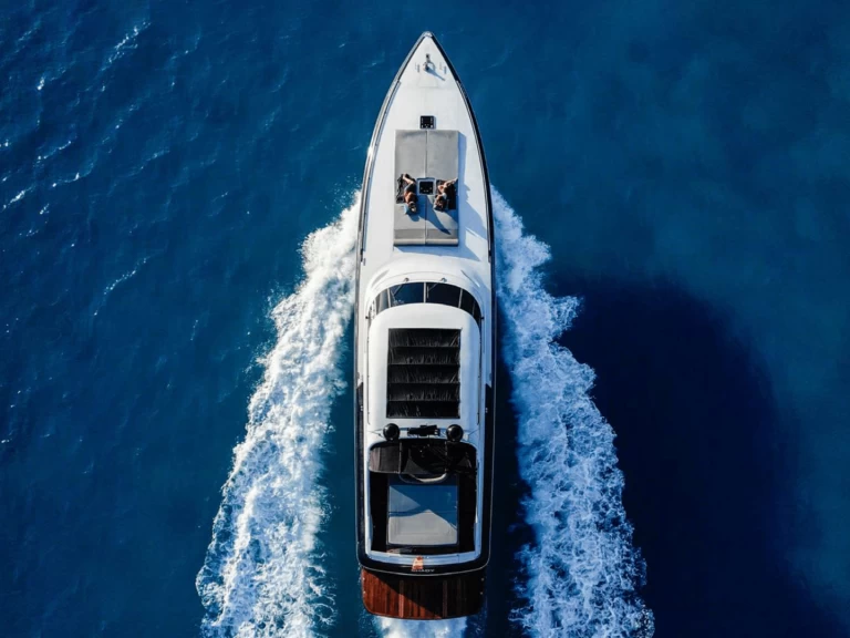 Baia Panther 80 charter bareboat or skippered in  Ibiza Town