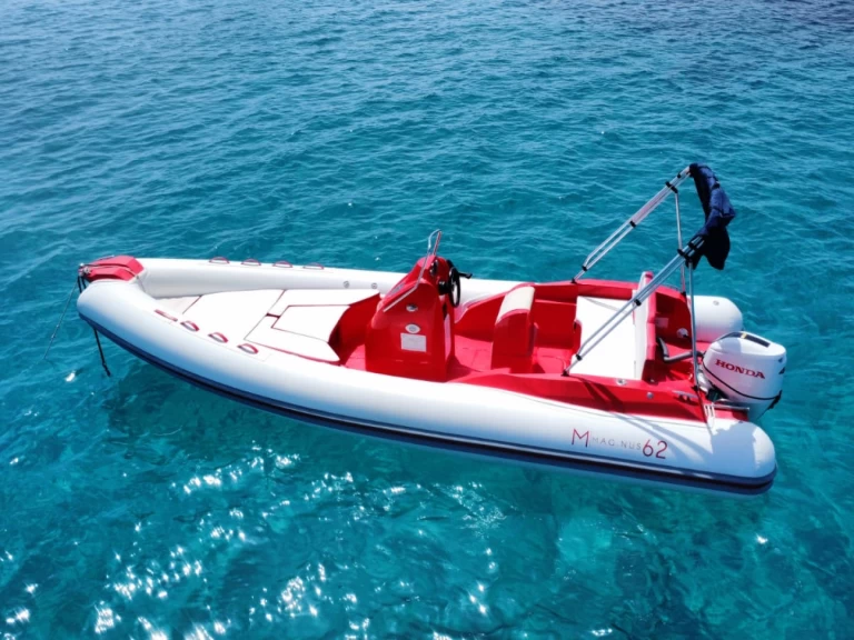 Magnus 6,20 charter bareboat or skippered in  Porto Rotondo