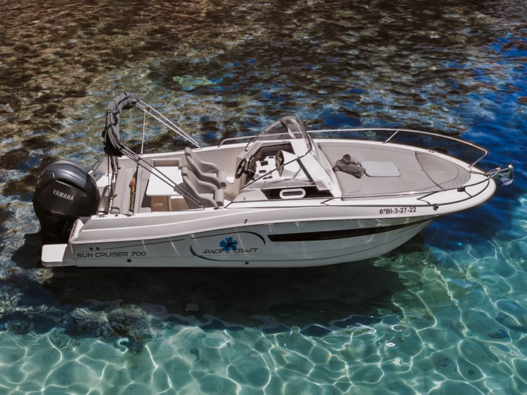Pacific Craft Pacific Craft 700 SC charter bareboat or skippered in  Ibiza Town