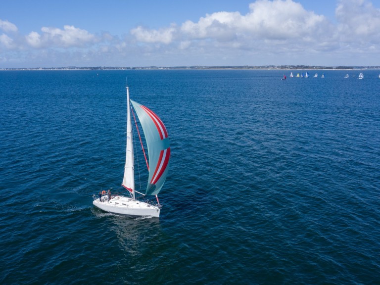 Bénéteau First 36.7 charter bareboat or skippered in  La Trinité-sur-Mer