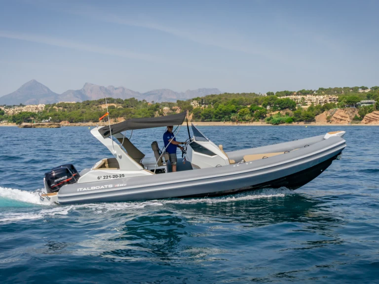 Italboats Stingher 28GT charter bareboat or skippered in  Altea