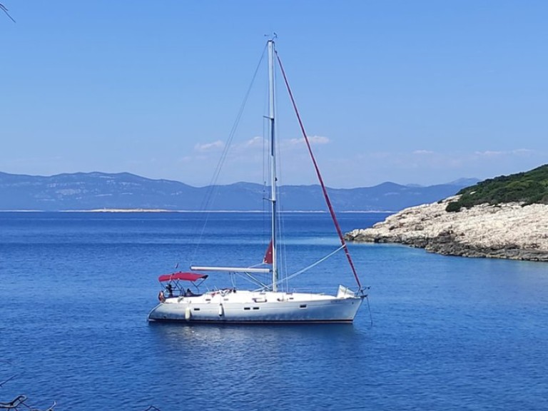 Yacht hire Omiš cheap Oceanis 411 Celebration