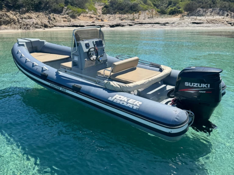 Joker Boat Clubman 21 charter bareboat or skippered in  Antibes