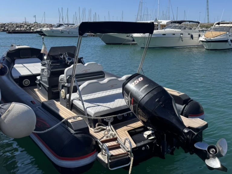 Hire RIB with or without skipper IAVARONE Porto di Salerno