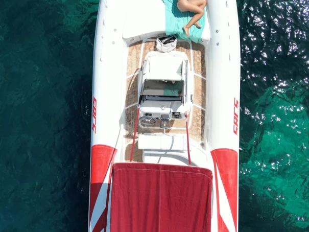 Hire RIB Sacs with a boat licence