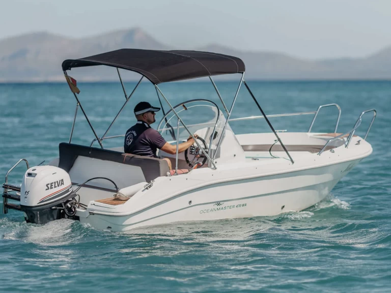 Oceanmaster 470 charter bareboat or skippered in  Port d'Alcudia