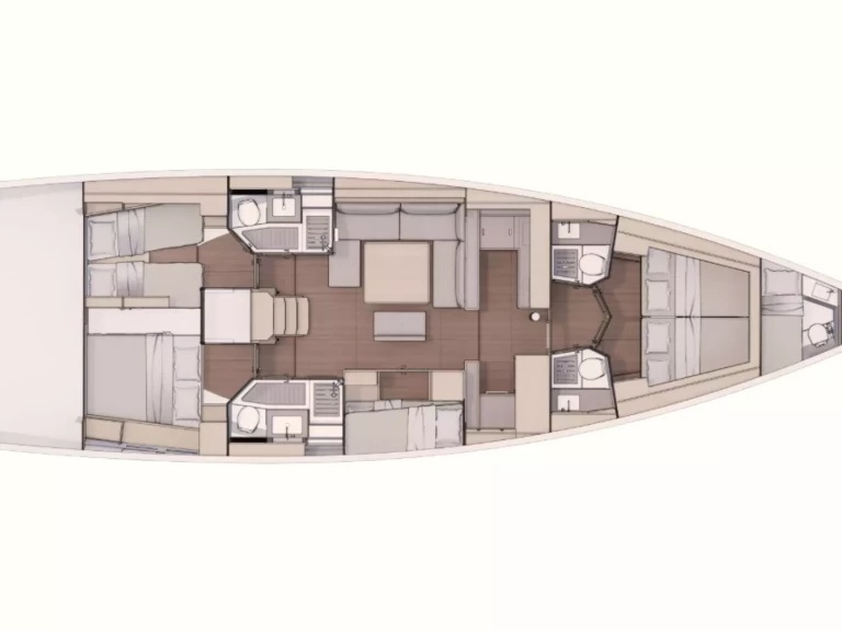 Yacht hire Cugnana Verde cheap Dufour 530