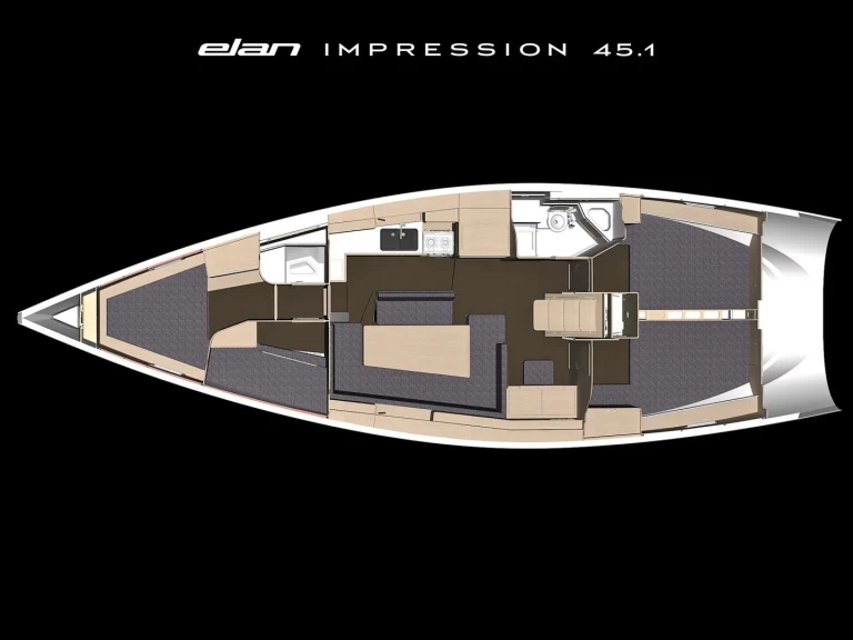 Elan Impression 45.1 charter bareboat or skippered in  Izola