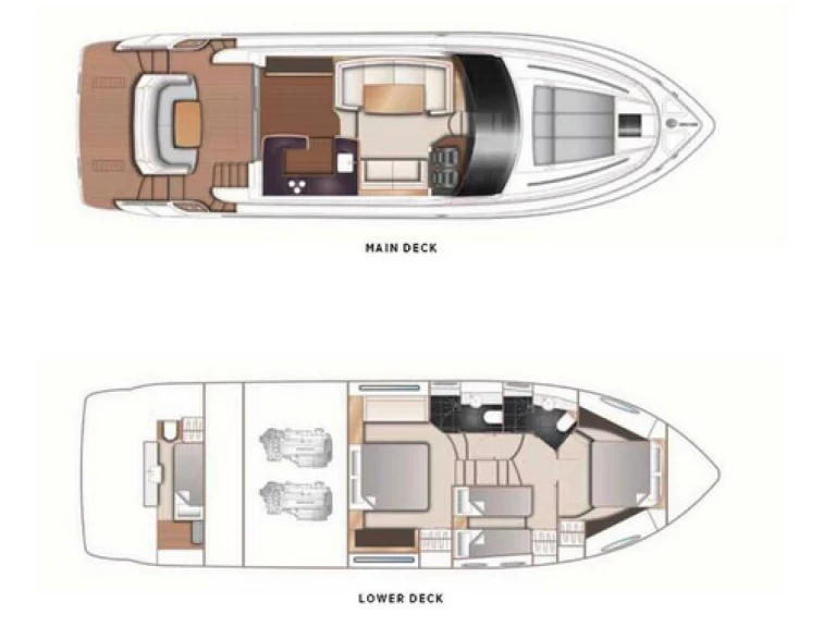 Hire Motorboat with or without skipper Princess Arenzano