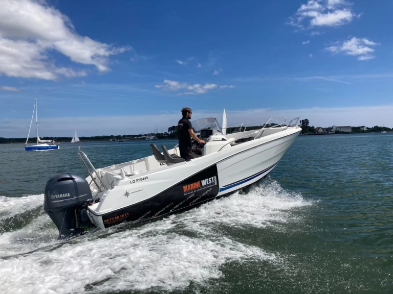 Jeanneau Cap Camarat 6.5 CC Serie 3 charter bareboat or skippered in  Lorient