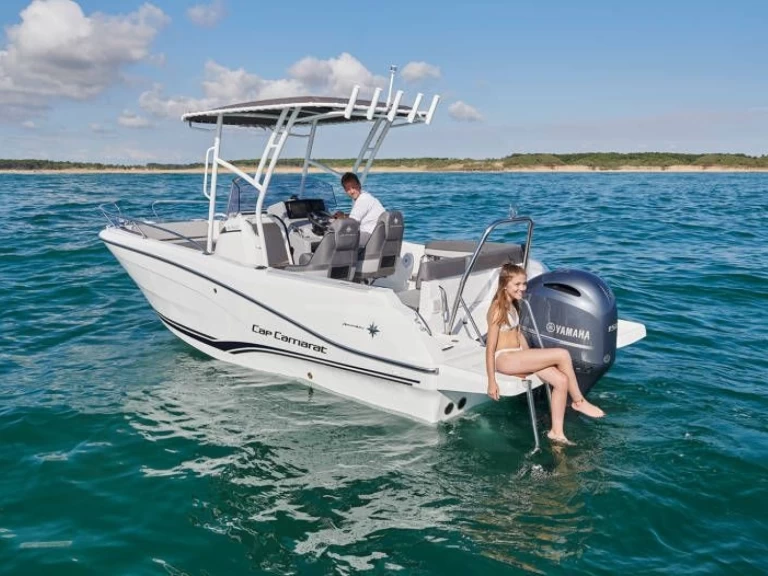 Jeanneau Cap Camarat 6.5 CC Serie 3 charter bareboat or skippered in  La Forêt-Fouesnant