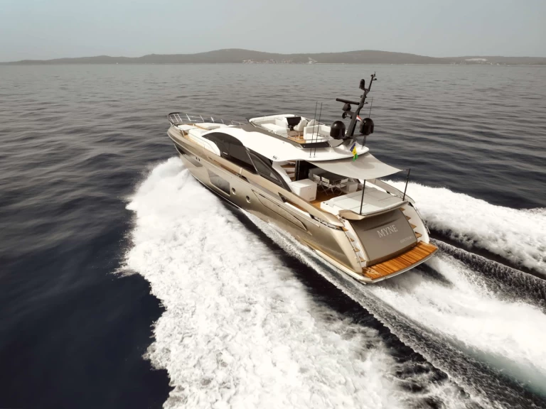 Azimut MYNE charter bareboat or skippered in  Seget Donji