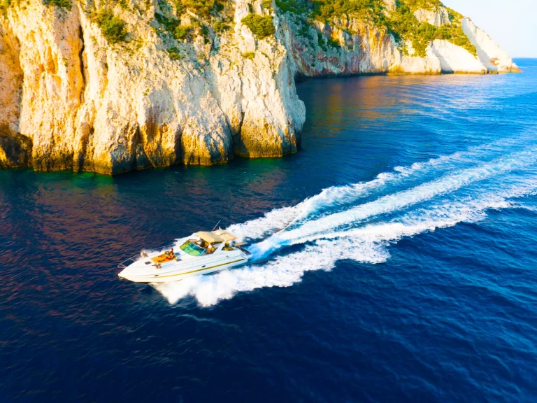 Cranchi Mediterranee 41 charter bareboat or skippered in  Zakynthos