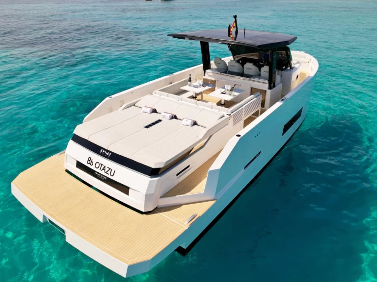 Cranchi Antonio d42 charter bareboat or skippered in  Ibiza Town