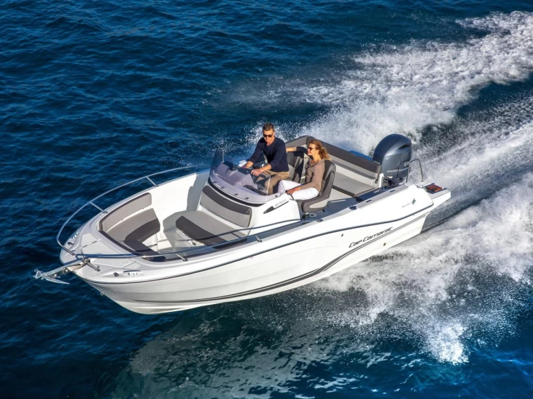 Jeanneau Cap Camarat 6.5 CC Serie 3 charter bareboat or skippered in  Lorient
