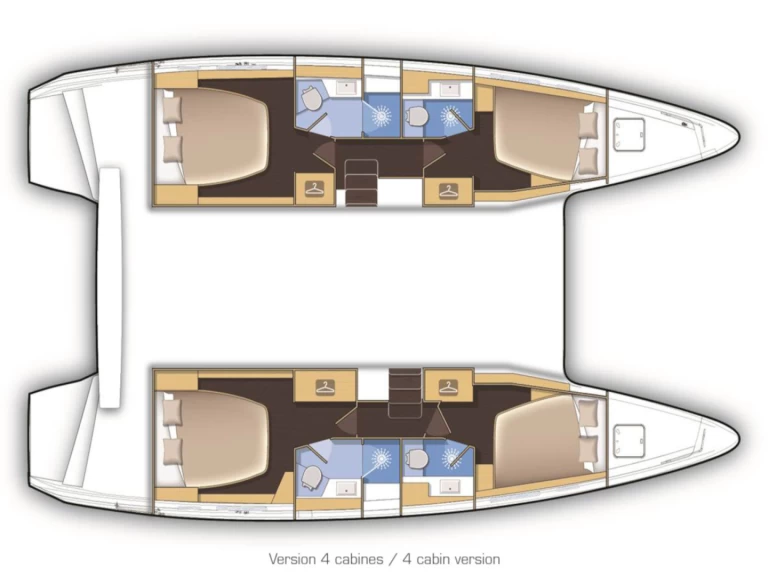 Lagoon Lagoon 42 charter bareboat or skippered in  Alimos