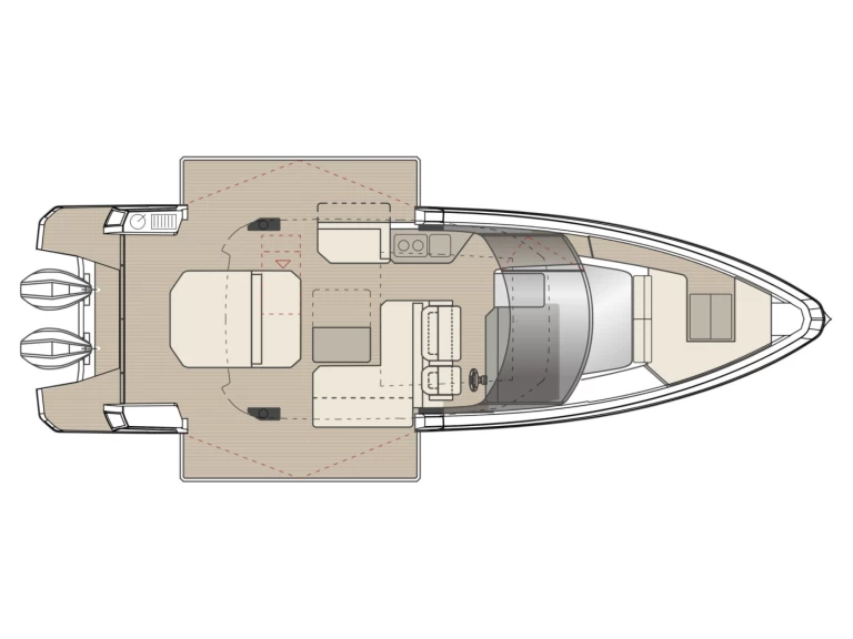 Hire Motorboat with or without skipper Saxdor Salamina