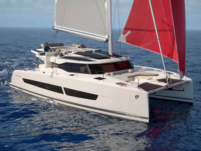 Hire a Fountaine Pajot Fountaine Pajot New 44 Quatour - 4 + 2 cab. Pula