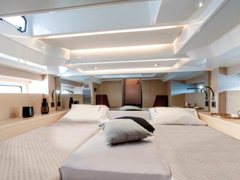 Jeanneau DB 37 charter bareboat or skippered in  Hyères