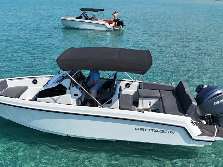 Motorboat hire in Zakynthos - Protagon Space 25