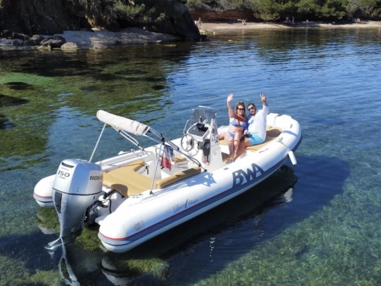 RIB hire in Toulon Ferry Port - Bwa Sport 19 GT