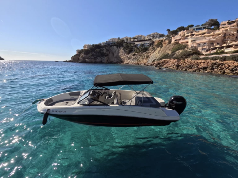 Bayliner VR5 charter bareboat or skippered in  Club Nàutic Santa Ponsa