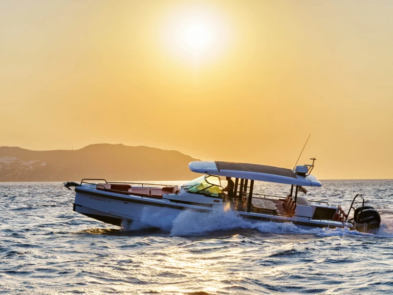 Motorboat hire in Ornos - Axopar Axopar 37 Sun-Top