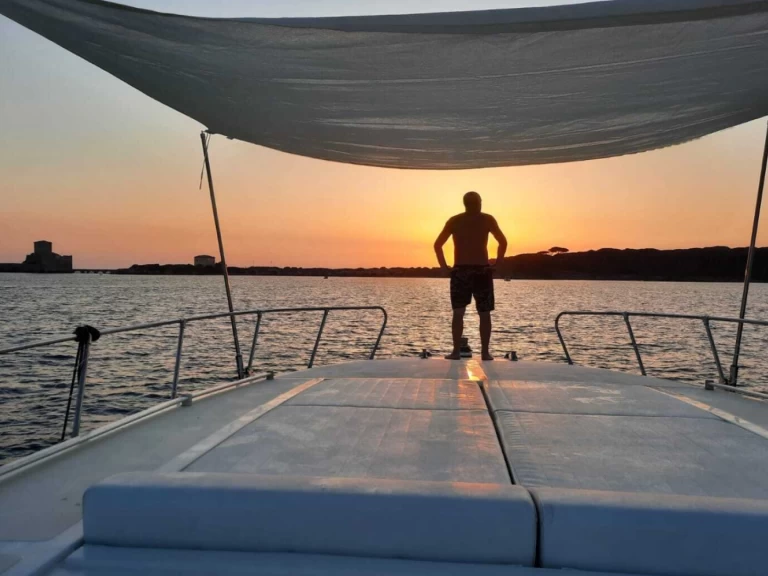 Rizzardi Cr 50 Day  charter bareboat or skippered in  Fiumicino