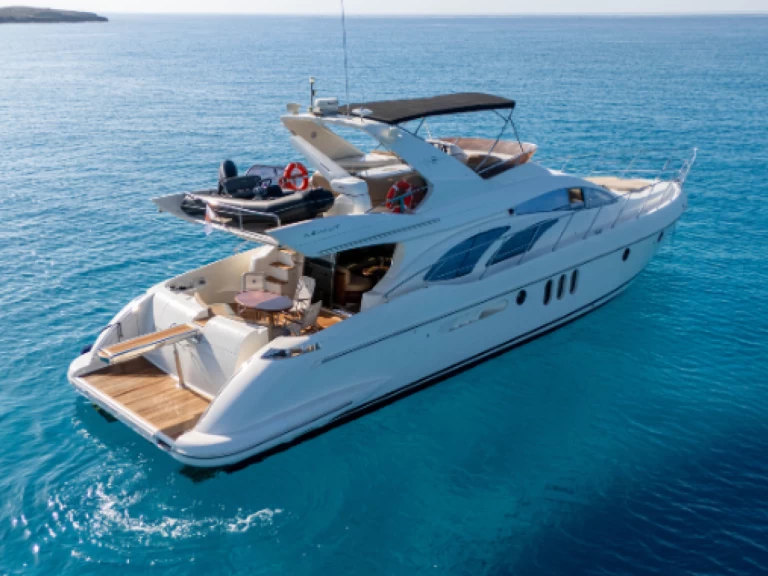 Azimut Azimut 62 charter bareboat or skippered in  Ayia Napa