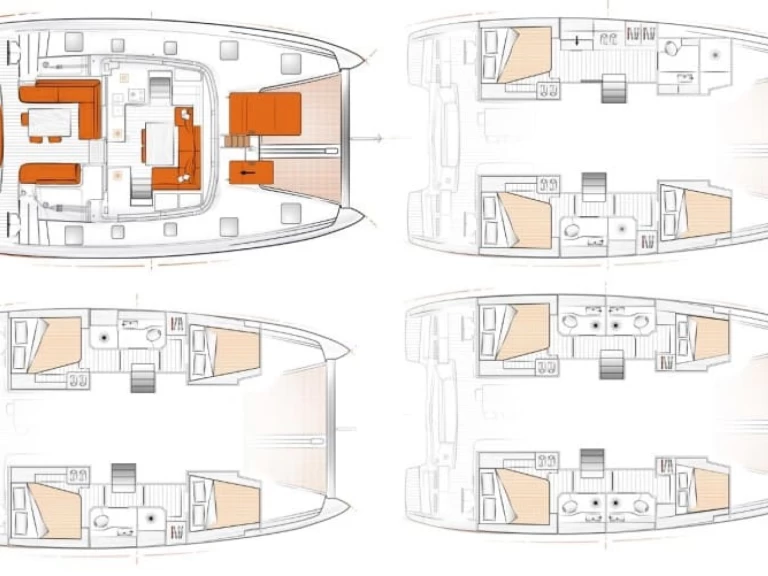 Catamaran to hire Le Marin at the best price