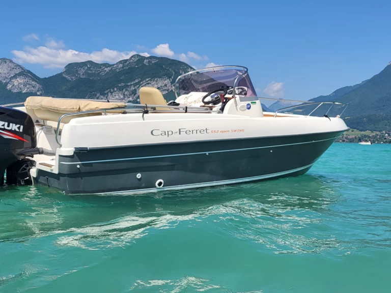B2 Marine Cap Ferret 552 Open Swing charter bareboat or skippered in  Annecy