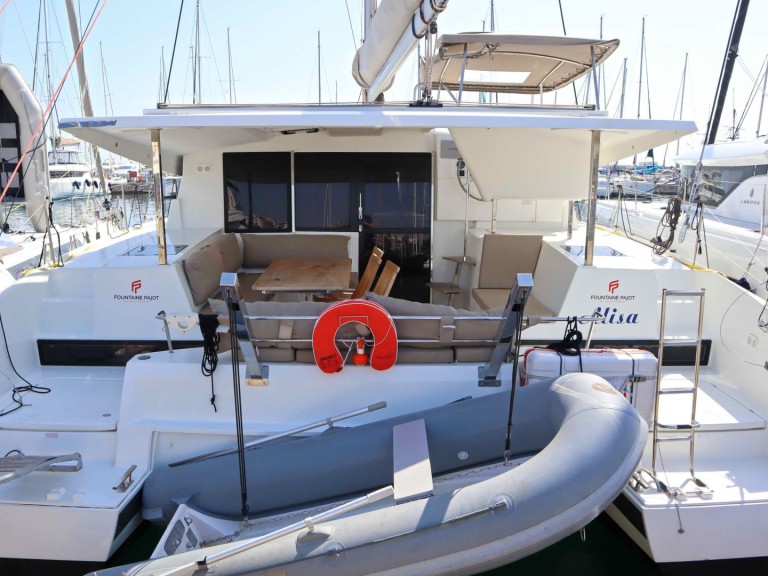 Fountaine Pajot Lucia 40 charter bareboat or skippered in  Lygia
