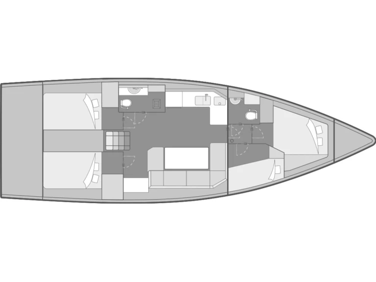 Sailboat hire in Rogoznica - Elan Impression 45