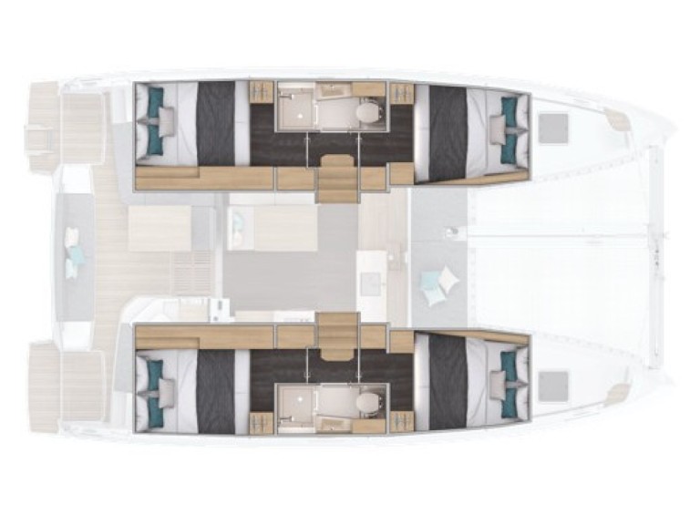 Hire Catamaran with or without skipper Lagoon Ajaccio