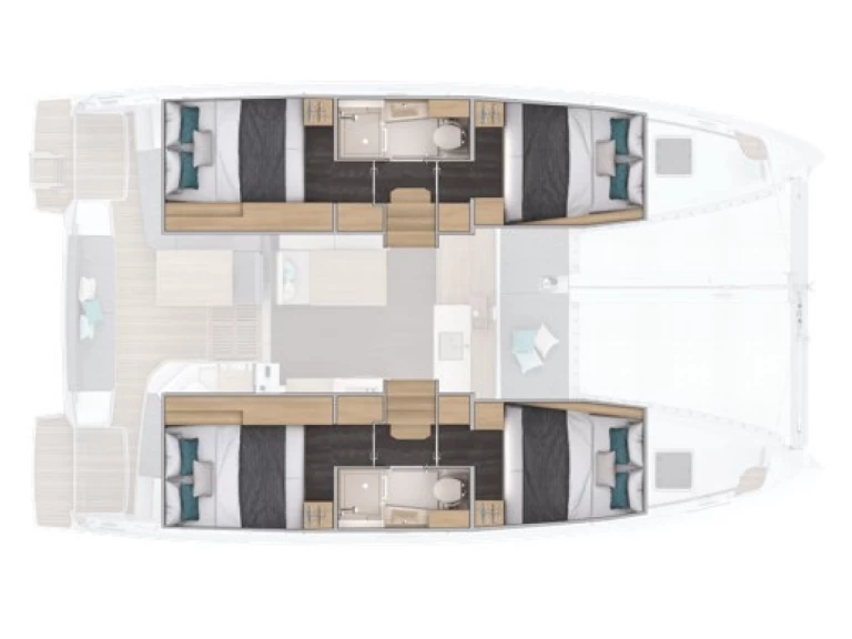 Hire Catamaran with or without skipper Lagoon Ajaccio