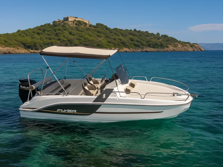 Motorboat to hire Les Salins d'Hyères at the best price
