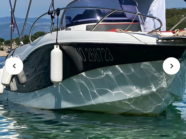 Okiboats Barracuda 595SD charter bareboat or skippered in  Krk