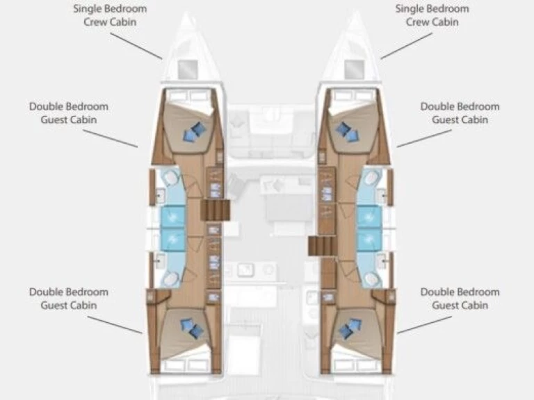 Catamaran hire in Kardamena - Lagoon Lagoon 46