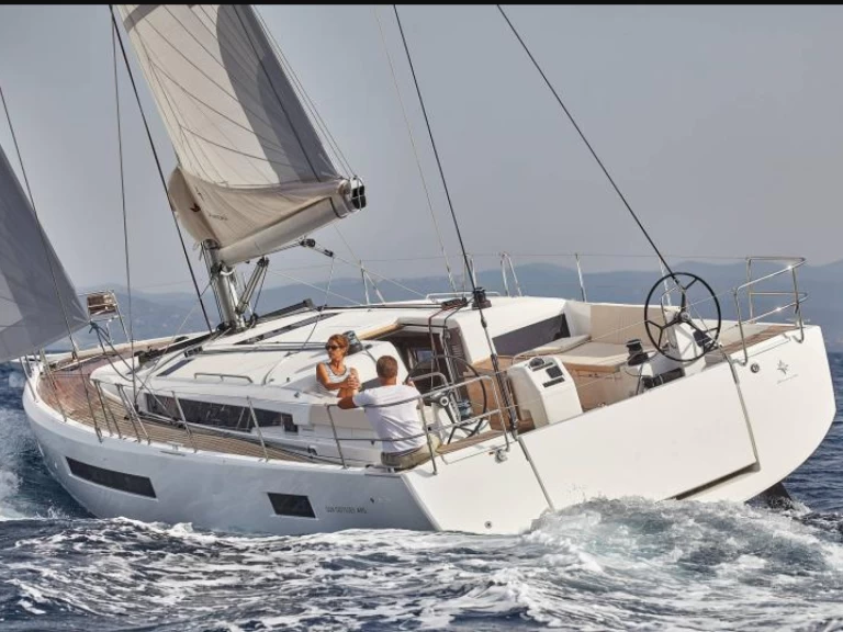 Jeanneau Sun Odyssey 490 charter bareboat or skippered in  La Trinité-sur-Mer