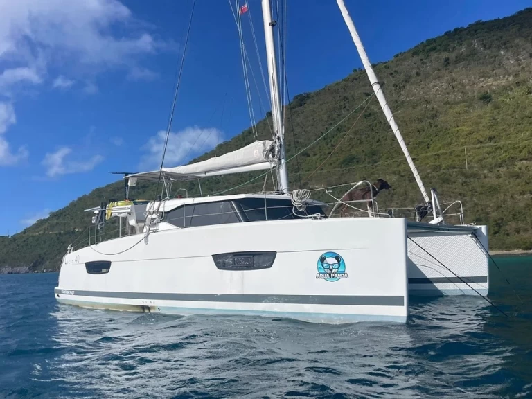 Fountaine Pajot Lucia 40 charter bareboat or skippered in  Ribishi