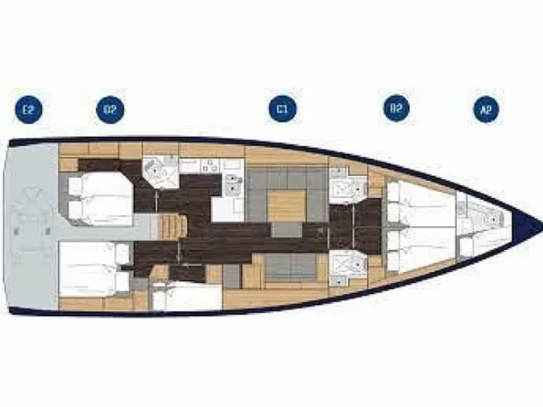 Sailboat hire in Castiglioncello - Bavaria Bavaria C50