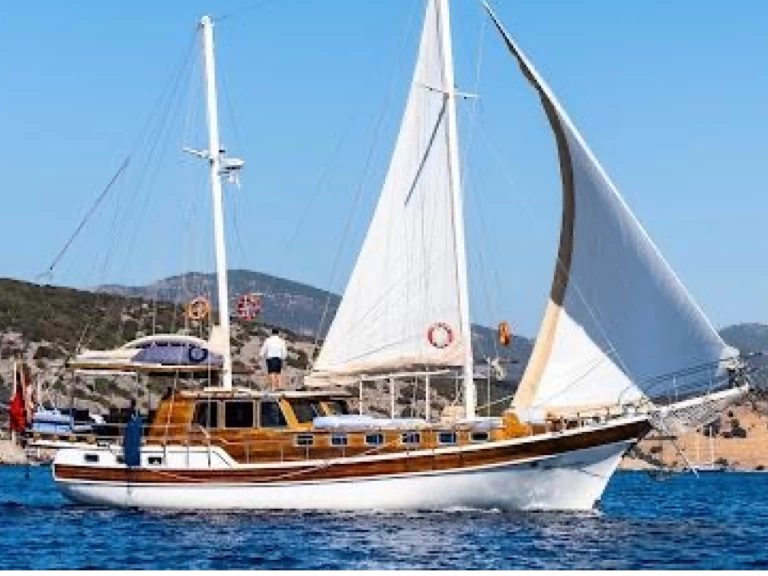 Sailboat hire in Bodrum harbour - Custom Gulet-Motor Sailor Custom
