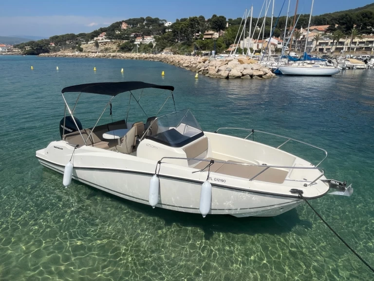 Hire Motorboat with or without skipper Quicksilver La Madrague